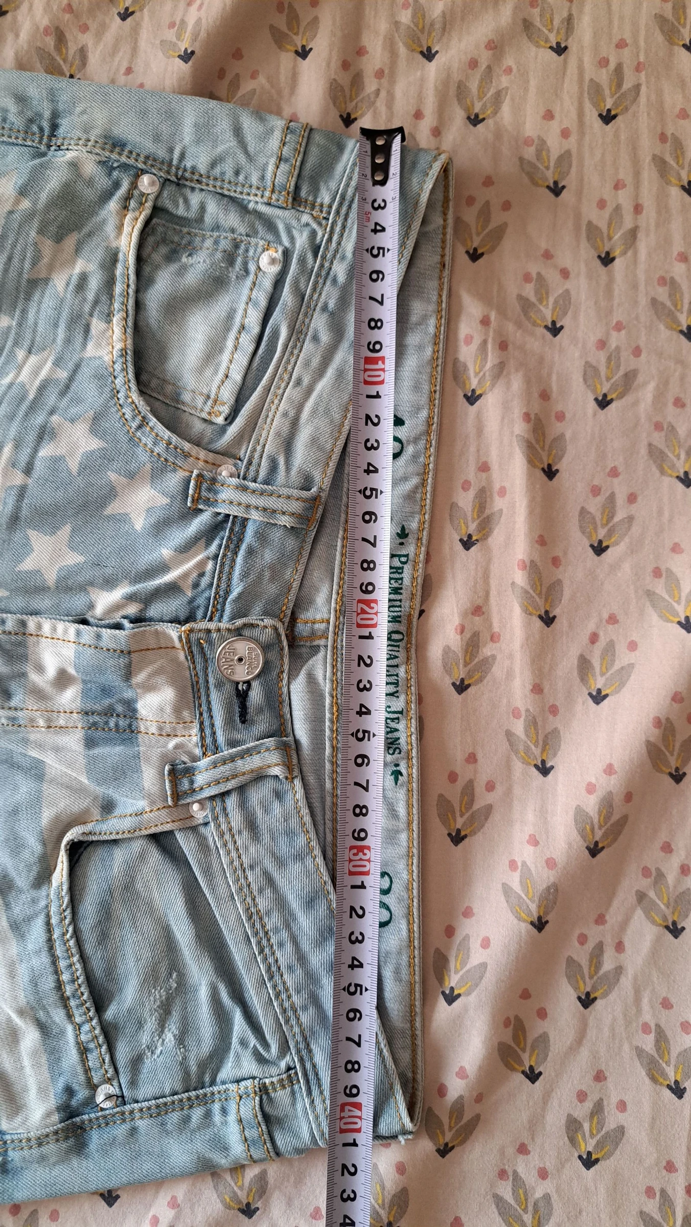 SuiteBlanco (US Flag) Denim Shorts - Size 40 – photo 4